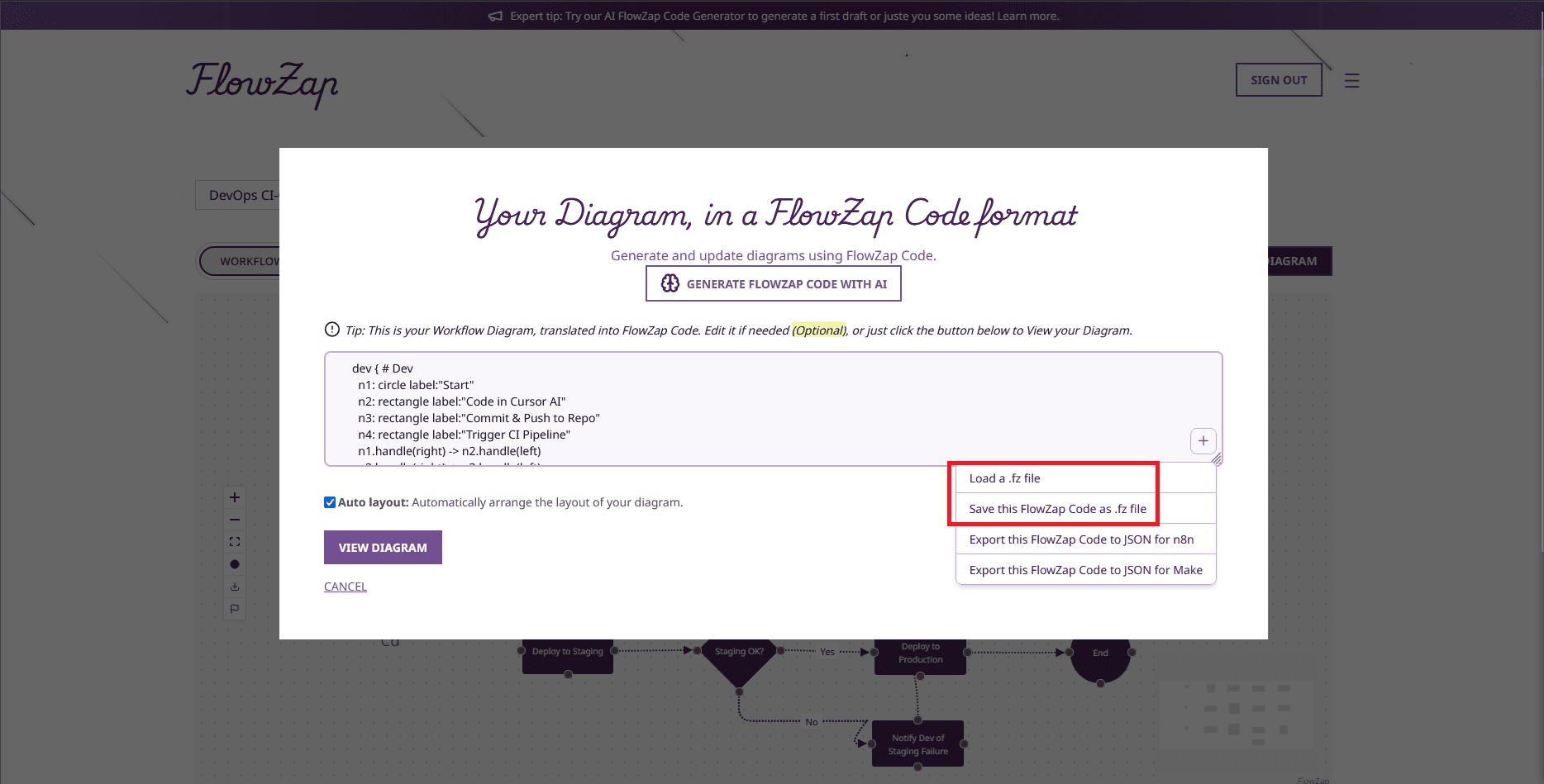 FlowZap Unveils .fz: True Diagrams as Code for Sequence Diagrams and AI-Native Workflows